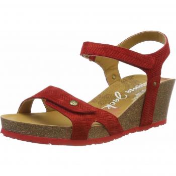 Panama Jack Damen Julia Menorca Riemchensandalen, Rot (Rojo B1), 40 EU