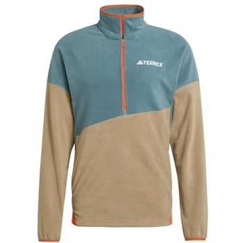 Adidas Terrex Anorak Fleece M – Light Blue / Light Brown