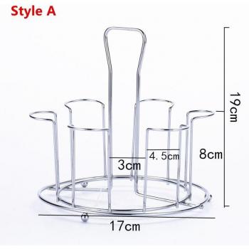 6 Cup Kitchen Mug Storage Rack