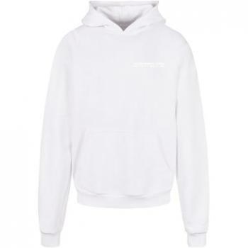Upscale by Mister Tee Herren Sweatshirt mit Kapuze – NY Taxi Design – Größe L – Weiß – 100 % Baumwolle