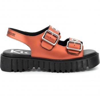 Kickers Falk Women's Wedge Sandals in Copper
