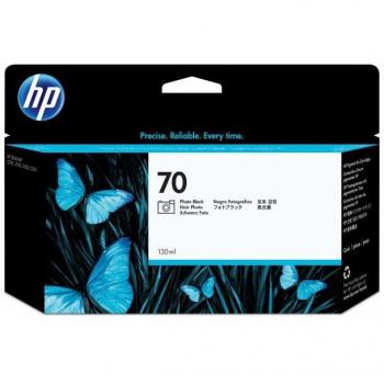Cartucho de tinta negro fotográfico HP DesignJet 70 130 ml