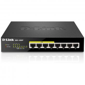 Switch D-Link 8 ports Gigabit POE 10/100/1000mbps