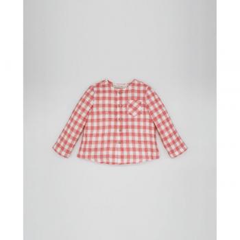 Camisa de Bebé Vichy Coral Fina Ejerique
