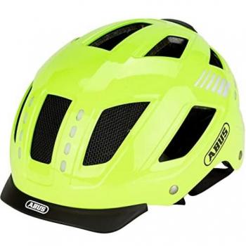 Casco Bici Abus Urban Hyban 2.0 LED Giallo Taglia M