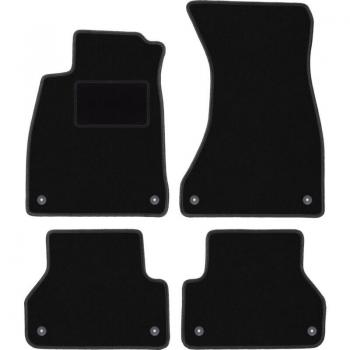 Tapis de sol Audi A5 5FA en velours noir (2017-)