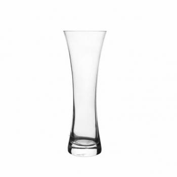Skleněná váza Crystalex, výška 19,5 cm, průměr 6,5 cm