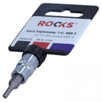 Rooks 1/4 Allen Tool Socket 3