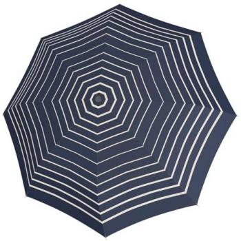 Doppler Ombrello Fibra Flex Long AC Blu & White
