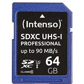 Intenso 3431490 64 GB SDXC, Speicherkarte