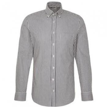 Seidensticker Casual Slim Fit Business-Hemd mit Button-Down-Kragen Größe 38 Marine 100% Baumwolle