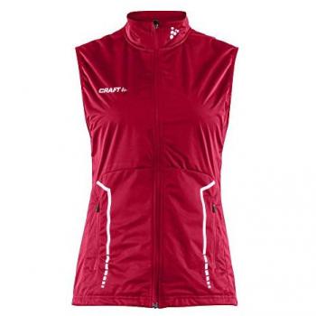 Gilet sans manches femme Craft Club Rouge