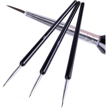 3pcs Nail Art Liner Brushes