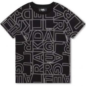 Camiseta Infantil Karl Lagerfeld: Monograma y Algodón Puro