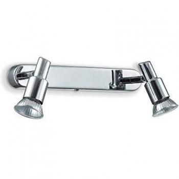 Aplique LED cromado SLEM 2 luces