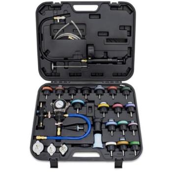 Premium 28‑Piece Pneumatic Vacuum Coolant Change Pack