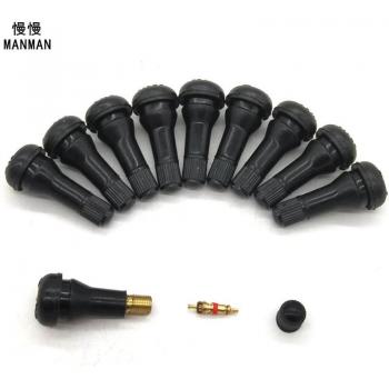 10 pcs TR413 Black Tire Valve Extensions