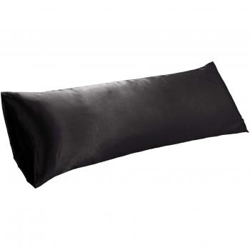 Adult and Pregnancy Body Pillowcase (Black, Satin)