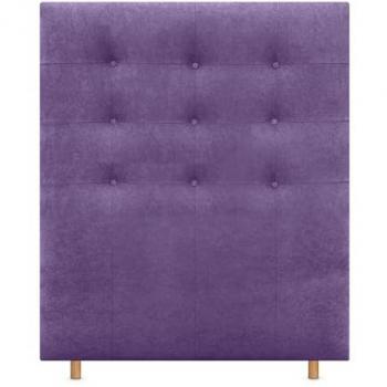 Cabezales de Cama Capitoné hasta el Suelo en Tela Lila 110cm