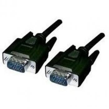 Cable de video VGA 6 m, con fichas HDB15/M y M‑HDB15/M