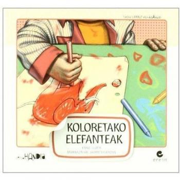 Koloretako elefanteak (Tapa blanda).