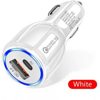 Duales 15W PD Auto Ladegerät für iPhone 13 12 11 Pro Max und andere Smartphones