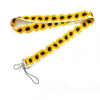 Clé USB lanière tournesol