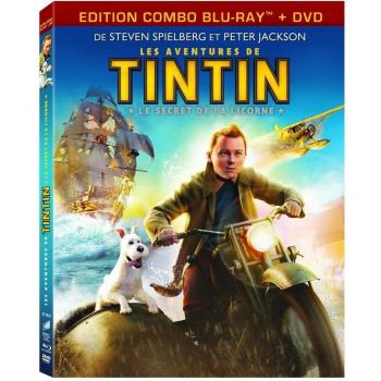 Les Aventures de Tintin Le secret de la Licorne Combo Blu-ray DVD
