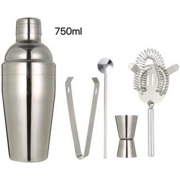 Stainless Steel Martini Mixer and Accessories