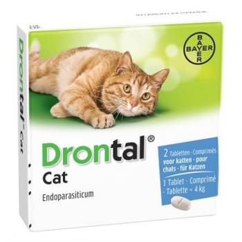 Drontal Antiparasitaire Chat 2 Comprimés