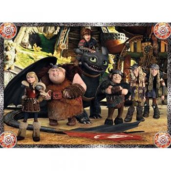 Ravensburger Puzzle 100 Teile XXL Hicks & seine Freunde + Malbuch | Kinderpuzzle