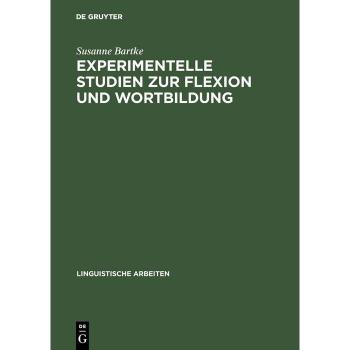 Vitalsource Technologies, Inc. Experimentelle Studien zur Flexion und Wortbildung