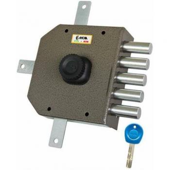 Serratura di sicurezza quintuple sinistra, pompa integrata JM425 Moia