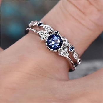 Bague Promise Rings Frusde – Couleur Saphir 10