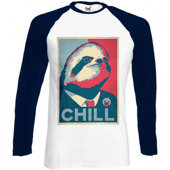 Sloth Chill Unisex Baseball Tee