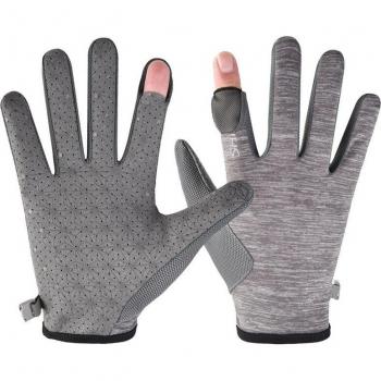 Guantes de seda de hielo para pesca y conducción