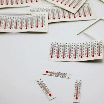 Miniature Cardboard Thermometer Set for Dollhouses -20 to 50°C