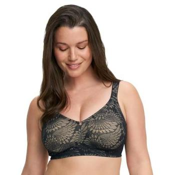 Bügelloser BH „Sevilla“ – Damenmodell, Größe 100, B-Cup, transparent‑floral