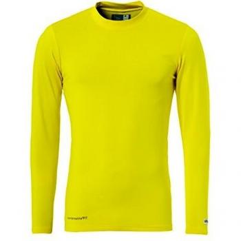 Uhlsport Teamsport Funktionsshirt für Kinder, limonengelb, Größe 140