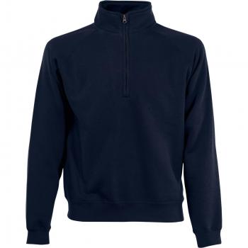 Fruit Of The Loom Mens Zip Neck Sweatshirt