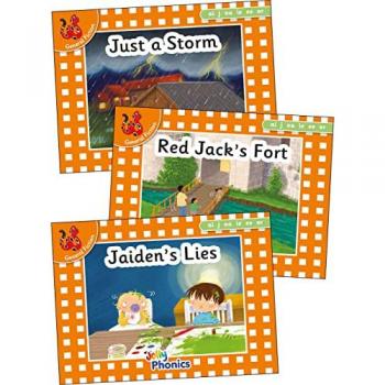 Jolly Phonics Orange Level Readers Set 4 Paperback Book