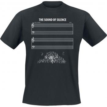Vêtement Streetwear « The Silence Tee » – Noir – Hommes – M à 5XL