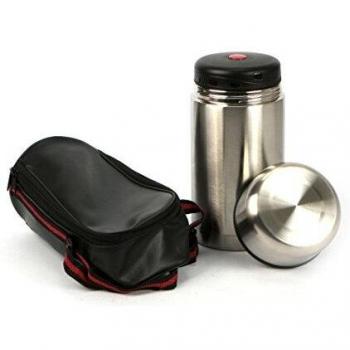 Portavivande in Acciaio Inox con Custodia 1 Litro Ilsa