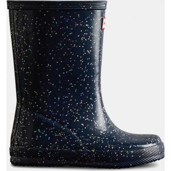 Hunter Glitter Wellington Boots for Kids, Blue, 23 EU