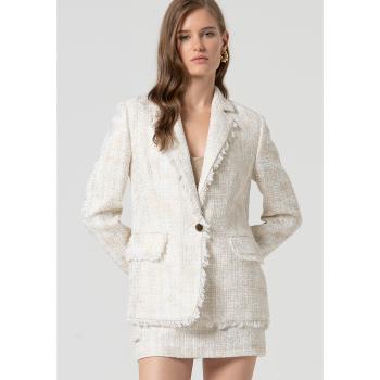 Blazer de Qualidade Premium: Fit Regular, Fecho Simples, Composição em Tecido Reforçado
