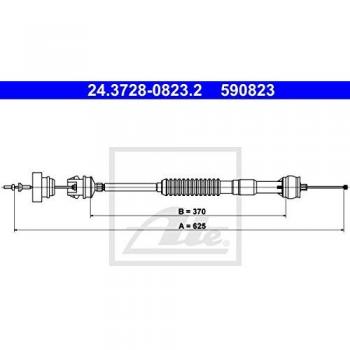 ATE 2437.28-0823.2 Câble d'embray