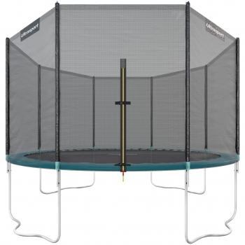 Ultrasport Trampoline Jumper Wave – 366 cm Durchmesser, 150 kg Traglast, Grün