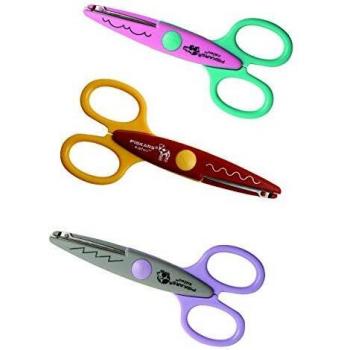 Ciseaux cranteurs Fiskars 3 pièces animaux du zoo