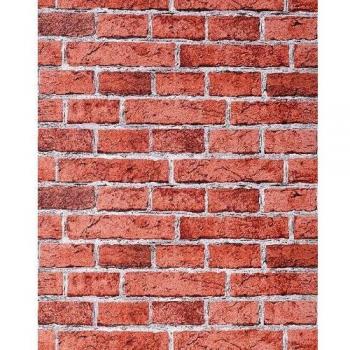 Papier peint design brique rouge EDEM 583-24