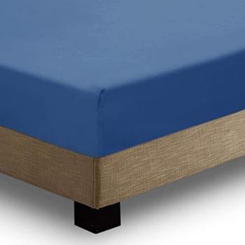 Hypoallergenic King Size Navy Brushed Microfiber Sheet – 25 cm Deep